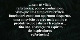 ... sem as vitais  referências, pouco produzimos; ... José Mauro Toledo