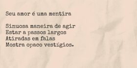Seu amor é uma mentira  Sinuosa maneira de agir ... Kaike Machado