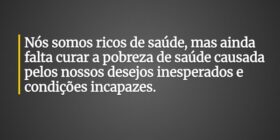 ⁠Nós somos ricos de saúde, mas ainda falta curar a... Kiel Yam