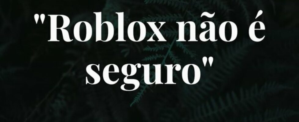"Roblox não é seguro"... Luiz Gustavo Peres Martins Silva