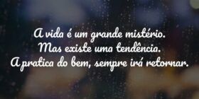 A vida é um grande mistério.
Mas existe uma tendên... Marcos Okagawa Januario