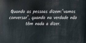 Quando as pessoas dizem: "vamos conversar&quo... Milene Abreu