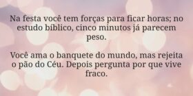 Na festa você tem forças para ficar horas; no estu... Miriamleal