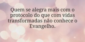 Quem se alegra mais com o protocolo do que com vid... Miriamleal