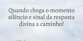 Quando chega o momento silêncio e sinal da respost... Priscila hadassah