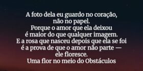 ⁠
A foto dela eu guardo no coração,
não no papel.
... Rosana Figueira