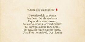 ⁠“A rosa que ela plantou 🌹 O sorriso dela era ca... Rosana Figueira