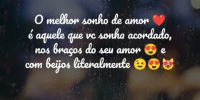 O melhor sonho de amor ❤️ 
é aquele que vc sonha a... Sbt9