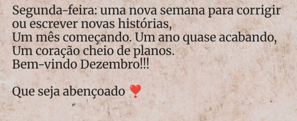 ⁠Segunda-feira: uma nova semana para corrigir ou e... Starisy2
