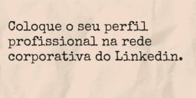 Coloque o seu perfil profissional na rede corporat... TÁRSIS CAMPOS