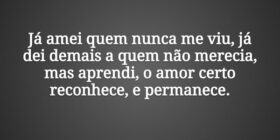 Já amei quem nunca me viu, já dei demais a quem nã... Tiago Scheimann