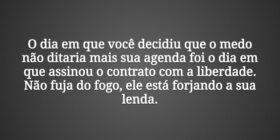 O dia em que você decidiu que o medo não ditaria m... Tiago Scheimann