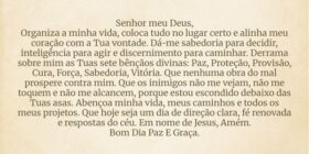 Senhor meu Deus,
Organiza a minha vida, coloca tud... Tito Jorge