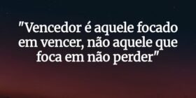 "Vencedor é aquele focado em vencer, não aque... Valéria Paula