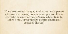 "O xadrez nos ensina que, ao dominar cada peç... Wudson vlog