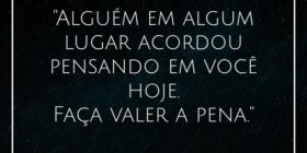 "Alguém em algum lugar acordou pensando em vo... Zavaríze Moura